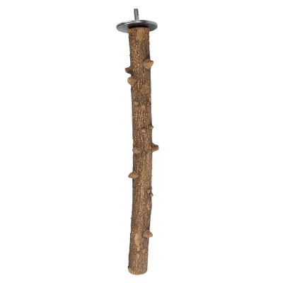 Produktbild von Papageien-Spielstange, Naturholz 3x35cm, zum Krallenwetzen & Käfigaufhängung