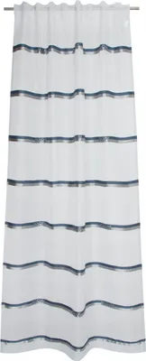 Produktbild von JOOP! Living Logo Stripes Vorhang mit verdecktem Schlaufenband Farbe aqua Größe 130-250