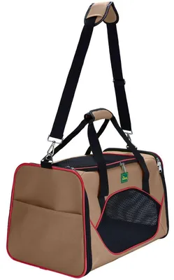 Obrázek produktu pro Taška Hunter Kansas 50 x 30 x 30 cm , barva:béžová/červená
