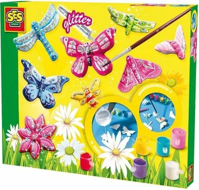 Produktbild von SES Glitzerschmetterlinge gießen, 01131