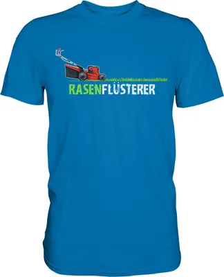 Produktbild von Rasenmäher T-Shirt Gärtner Humor Gartenarbeit Garten Geschenk – Royal Blue / 5XL
