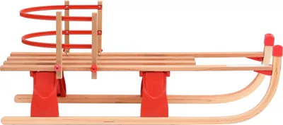 Immagine prodotto di Slittino Pieghevole con Schienale in Legno 119 cm