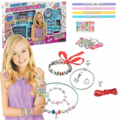 Produktbild von QULKI Bastelset Buchstaben Anhänger Schmuck DIY