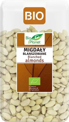 MIGDAŁY BLANSZOWANE BIO 1 kg - BIO PLANET