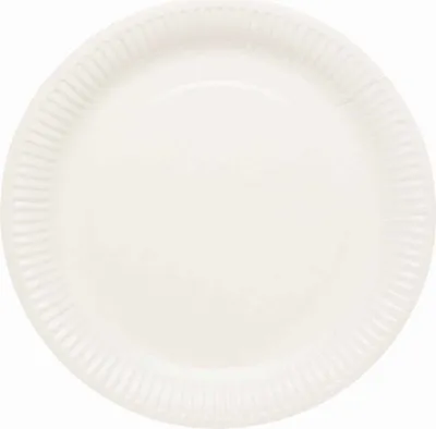Produktbild von Ovale Pappteller, 23 cm, 8 Stück – Amscan