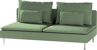 Produktbild von Dekoria Bezug für Söderhamn Sitzelement 3, grün, Bezug für Sitzelement 3