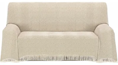 Tagesdecke 180 x 260 cm, extra weich, beige, Baumwollmischung