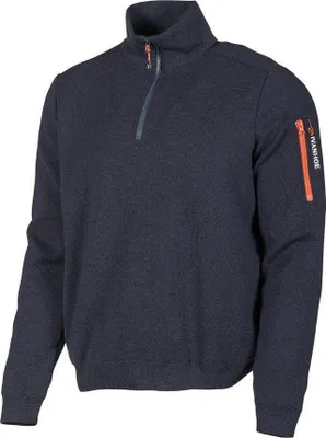 Produktbild von Ivanhoe Weste Hadar Half Zip Windbreaker Navy - feine Wolle - Blau