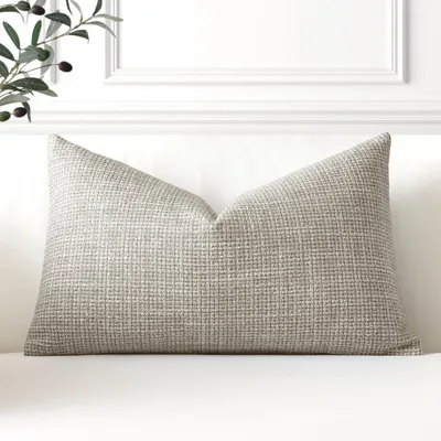 Produktbild von Set bestehend aus 1 Leinenkissenbezug, 40 x 60 cm, Khaki