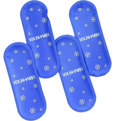 Productafbeelding van Koeltas/ijsblokjes voor insuline, set van 4, afmetingen 17 x 6,8 cm, herbruikbaar