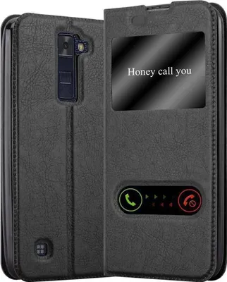 Zdjęcie produktu dla Etui ochronne Cadorabo do LG K8 2016 w kolorze czarnym etui na telefon komórkowy etui na książkę