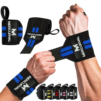 Produktbild von Handgelenkbandage Handgelenkstütze Fitnessbandage - Klettverschluss - Einheitsgröße - Für Krafttraining und Crossfit