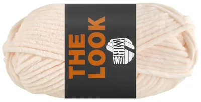 Zdjęcie produktu dla Lana Grossa THE LOOK 100 g aksamitnie miękka i stabilna przędza szenilowa 120 m kolor 011 - kremowy
