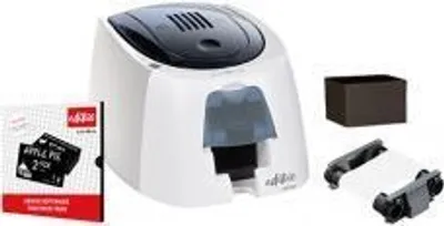 Produktbild von Edikio ACCESS Guest solution, einseitig, 12 Punkte/mm (300dpi), USB Kartendrucker, einseitig, Thermotransfer, Auflösung: 12 Punkte/mm (300dpi), USB, inkl.: Kabel (USB), Netzteil, Netzkabel (EU), Design Software, 100 Karten, Farbband (EA2U0000BS-BS011)