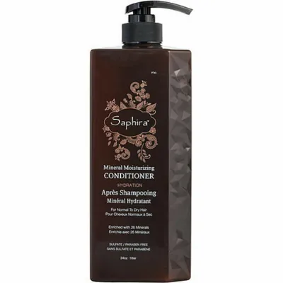 Obrázek produktu pro Saphira, Minerální, Bez parabenů, Kondicionér na vlasy, Pro hydrataci, 1000ml