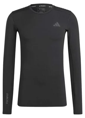 Produktbild von Adidas - "Techfit" T-Shirt für Herren, Kompression, Training, Langärmlig GT17753 (M) (Schwarz)
