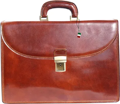 Produktbild von Florence Leder Tasche Aktentasche Businesstasche Umhängetasche braun OTF151N