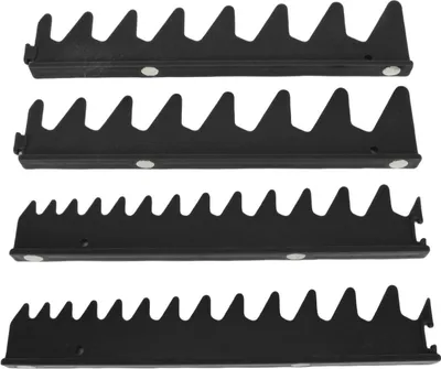 Produktbild von Schraubenschlüssel-Schienen-Set für 20 Werkzeuge, Kunststoff, magnetischer Halter, Organizer, Rack, Werkzeugkasten, Schubladenaufbewahrung, Schwarz