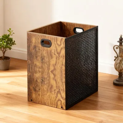 Productafbeelding van Vintage prullenbak, 16,8 liter