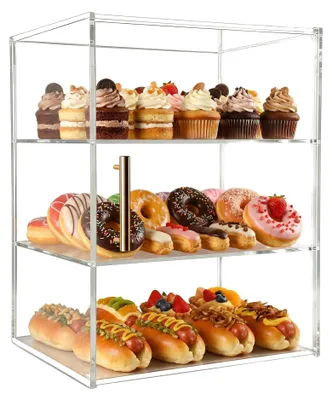 Vitrine Pâtisserie, 3-stufig, Acryl, 30 x 24,5 x 40 cm