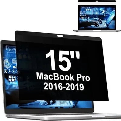 Produktbild von Magnetischer Datenschutzfilter MacBook Pro 15 "(2016-2019), Anti-Spion-Abnehmbares blaues Licht, MAC-Bildschirm (A1707, A1990)