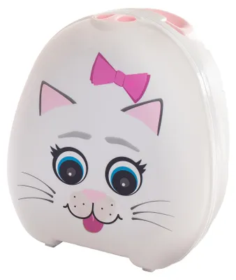 Zdjęcie produktu dla MyCarry Potty – nocnik podróżny | Nauka korzystania z nocnika w podróży | Nie przecieka | Kot