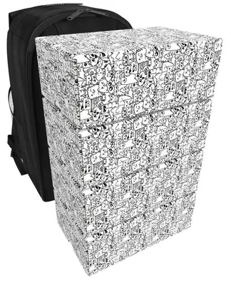 Imagen del producto de Mochila + 4 cajas para cartas de Flesh and Blood, modelo 6400