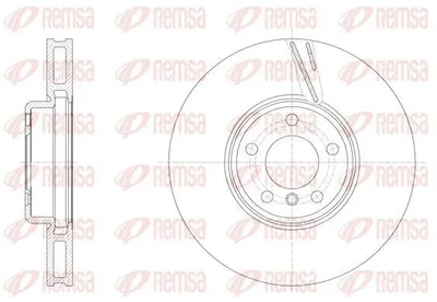 Produktbild von REMSA Bremsscheibe Vorne Rechts für BMW 5 Touring (F11) 348mm 61552.11