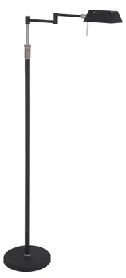 Produktbild von Steinhauer Stehleuchte Karl 1-flammig Schwarz Matt 23x52cm