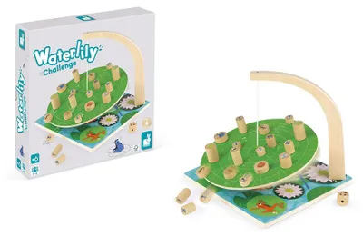 Immagine prodotto di Janod Spiel - Gioco di abilità sfida ninfea Giocattolo di legno