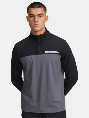 Obrázek produktu pro Under Armour Pánská mikina s kapucí a 1/4 zipem UA T2G – černá, velikost S