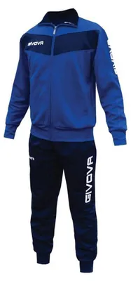 Immagine prodotto di Givova - Tuta da allenamento "Tuta Visa" da uomo MR78061 (XL) (blu reale/blu navy)
