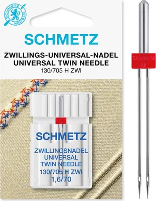 Immagine prodotto di Aghi universali doppi 130/705 H ZWI 1,6 SBS 70 UNIVERSAL TWIN