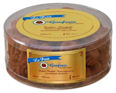 Produktbild von Goufrais Kakaokonfekt Gugelhupf Le Petit Genussbox (150 Stück) (525g)