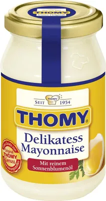 Produktbild von Thomy Delikatess Mayonnaise cremig würzig im Geschmack 250ml