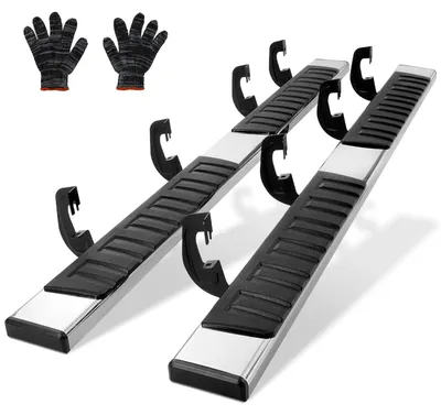 Obrázek produktu pro Boční stupínky - Zijstappen - Podesty - Schůdky - Boční stupy - Nerezová ocel - Nosnost 227 kg
