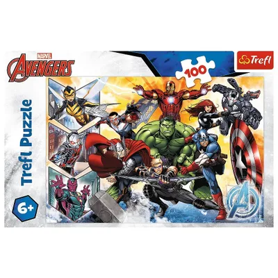 Obrázek produktu pro Trefl Síla Avengers skládačka 100 ks Kreslené filmy