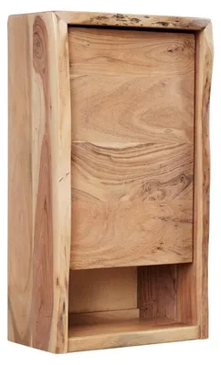 Immagine prodotto di MASSIVMOEBEL24 | PURE ACACIA #612 Mobiletto pensile in legno di acacia - laccato / natur 40x20x70