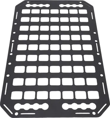 Obrázek produktu pro Truck Bed Molle Panel Aluminium Alloy Multifunctional L Track Storage Organizer for Car SUV RV 483x311x2mm