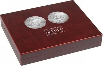 Produktbild von Münzkassette VOLTERRA DUO de Luxe für 60 dt. 20-Euro-Gedenkmünzen in Kapseln