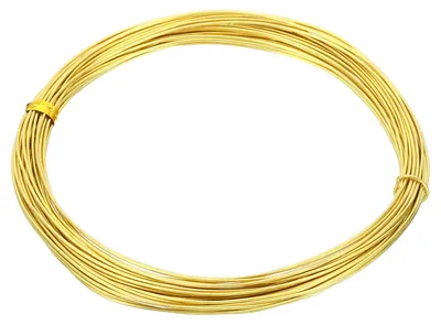 Productafbeelding van Koperdraad, halfhard - 0,8 mm diameter - voor sieraden maken en tuinieren - spoel van 10 meter