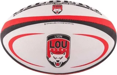 Image de Ballon de Rugby, Lyon Replica, GILBERT, Taille 5