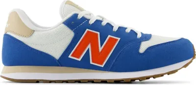 A side view of a New Balance sneaker.