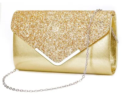 Productafbeelding van XFSRG Dames clutch, avondtas, enveloptas, clutch voor bruiloft, schoudertas