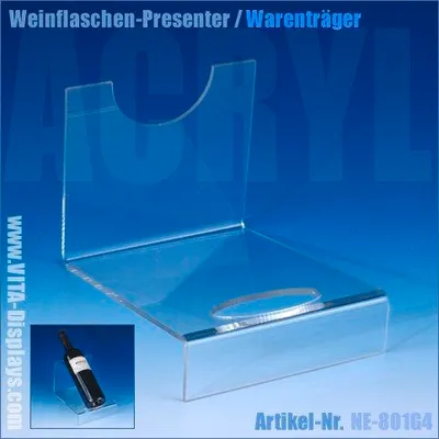 Produktbild von Weinflaschen-Presenter / Aufsteller aus Acryl