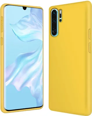 Zdjęcie produktu dla Etui ochronne na telefon Huawei P30 Pro silikonowo-żelowe etui na telefon komórkowy, żółte