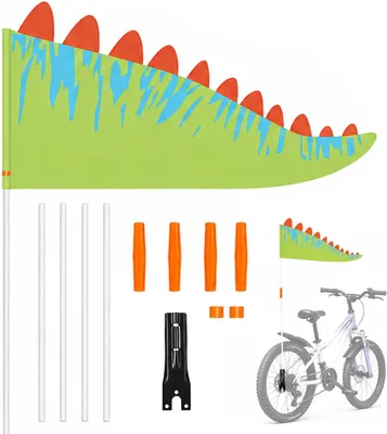 Immagine prodotto di Bandierina per bicicletta, adatta ai bambini - 37 cm - Disponibile in diverse lunghezze