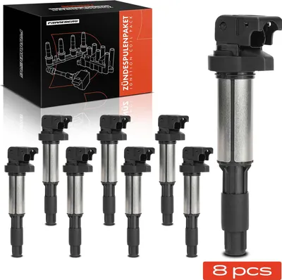 Produktbild von Frankberg 8x Zündmodul Zündspule für BMW E81 E87 F20 F21 E88 E82 F23 F22 F87 F34 E46 E90 F30 F80 E93 E92