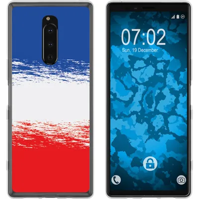 Produktbild von PhoneNatic Case kompatibel mit Sony Xperia 1 Silikon-Hülle WM France M5