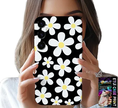 Produktbild von Hülle Für Samsung Galaxy S24 - Gänseblümchen, Gänseblümchen, Blume, Rückseite